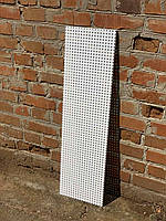 Панель перфорований лист 100х30см білий настінний (з отворами для гачків)