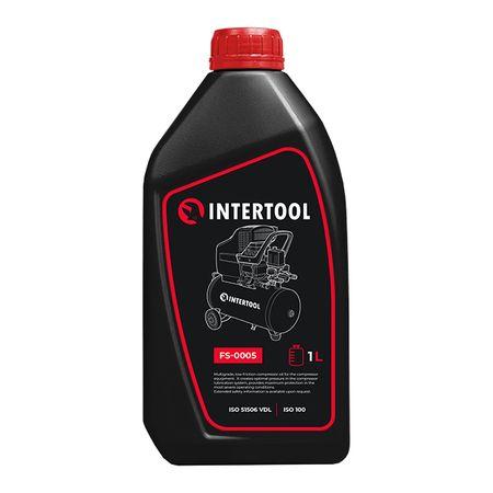 Олія компресорна 1л, ISO 100 INTERTOOL FS-0005, фото 1