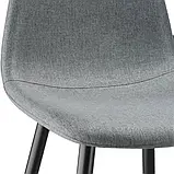 Набір з 2 барних стільців Willow зі спинкою та підставкою для ніг, фото 9