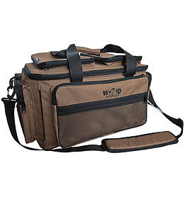 Сумка для риболовлі W4C Carryall Bag 55л: коропова, міцна, містка, койот