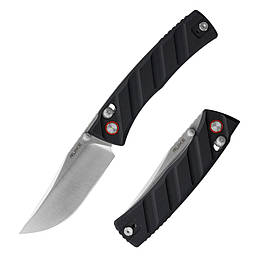 Складаний ніж Ruike P856-B, чорний, Drop Point, сталь Sandvik 14C28N, G10, EDC