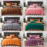 Велюрова постільна білизна Smile Life євро комплект теплої постільної білизни Monika 2.., фото 2