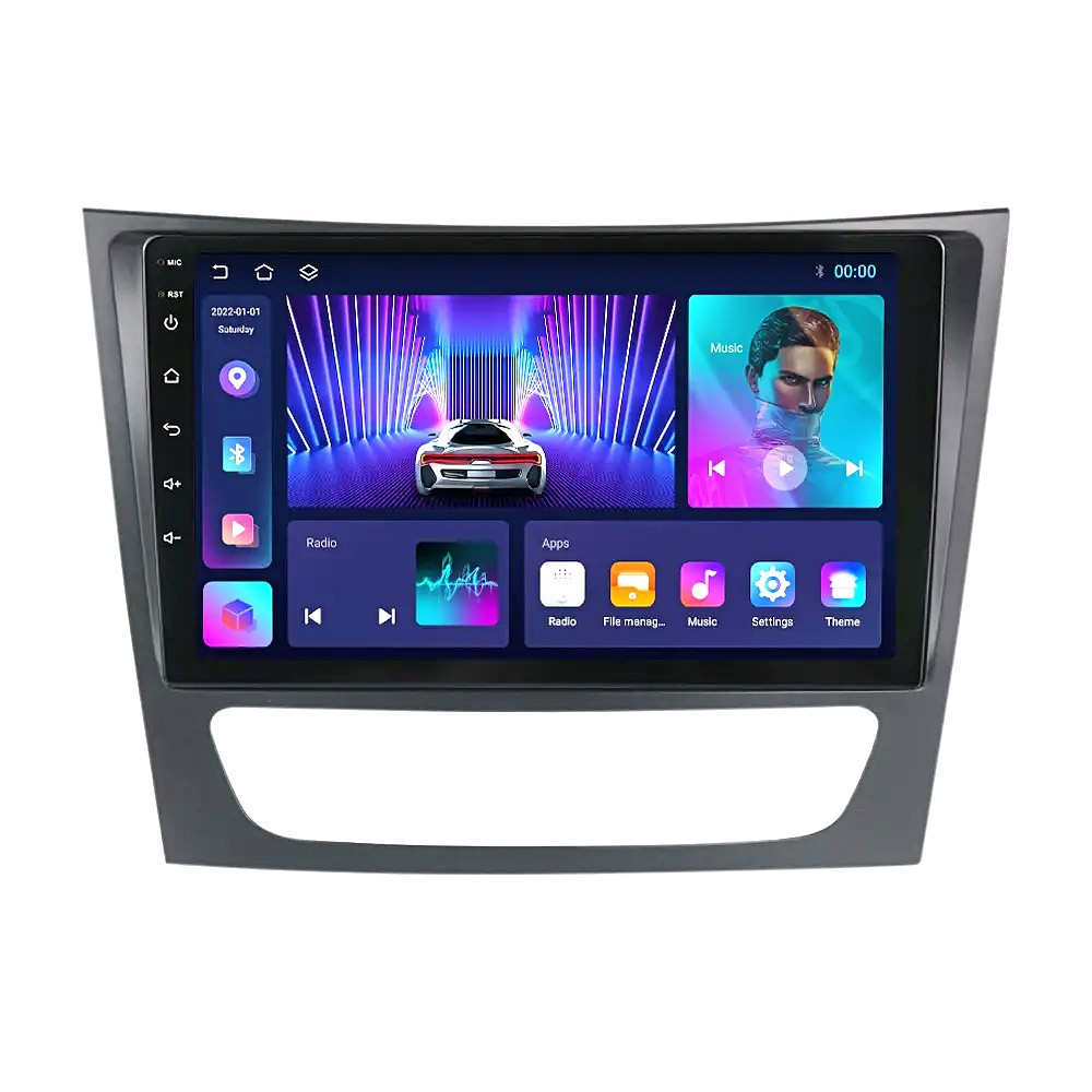 Штатна магнітола андроїд BENZ W211 2002-08 Автомагнітола 2 дин 2/32, штатний головний пристрій мерседес, фото 1