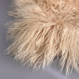 Натуральне хутро лами фарбоване 54х108 см - персик