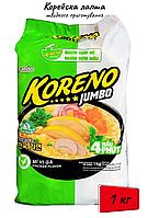 Корейська локшина з гострою куркою, упаковка 1 кг (10 упаковок) Koreno Jumboo