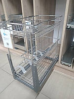 Карго фасад 300мм нижнє кріплення GIFF хром з дотягувачем