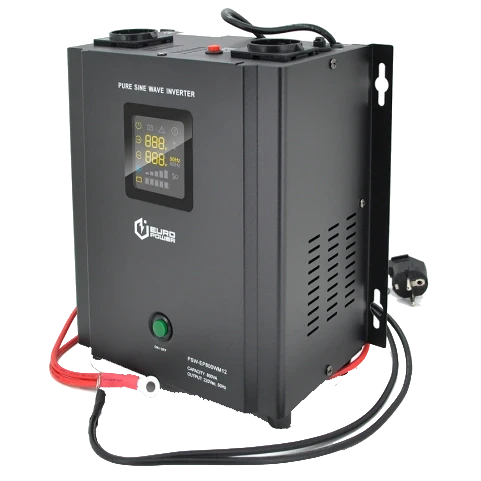 Europower PSW-EP800WM12 480 Вт з правильною синусоїдою Джерело безперебійного живлення під акумулятор, фото 1