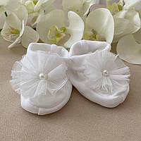 Пінетки "Софія" Молочний Інтерлок арт.91449756  Зріст 56-38(р)