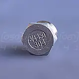 Заглушка різьбова шестигранна нержавіюча DN20 (3/4") зовнішня різьба BSPP, н/ж сталь AISI304, Class 150, фото 2