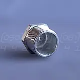 Заглушка різьбова шестигранна нержавіюча DN20 (3/4") зовнішня різьба BSPP, н/ж сталь AISI304, Class 150, фото 6
