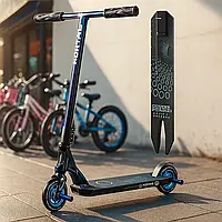 Трюковий самокат для початківця від 5 років / Дитячий вуличний транспорт Пегі гальмо колеса PU 120 мм HIC Синій