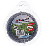 Ліска для тримера 2.4 мм вита Tagred TA481 ліска для мотокоси вита 2.4 мм, фото 2
