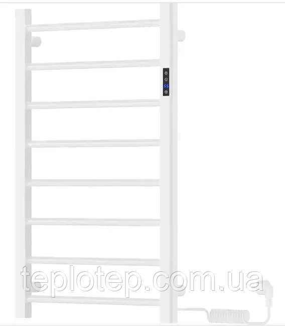 Рушникосушка електрична Siena права у розетку 800x500 мм Білий (RR-CN800-500SW-R), фото 1