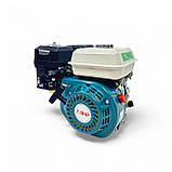 Двигун бензиновий 4-тактний Helper HP-1002 6.5 к.с. вал 20 мм для мотоблока генератора культиватора, фото 6