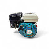 Двигун бензиновий 4-тактний Helper HP-1002 6.5 к.с. вал 20 мм для мотоблока генератора культиватора, фото 8