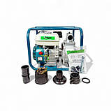 Мотопомпа бензинова Helper HP-1001 6.5 к.с. 212 см³ 500 л/хв насос для води, поливу, осушення, фото 6