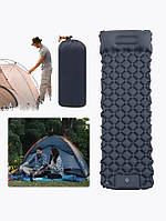 Надувний туристичний килимок з насосом та подушкою Westtune Розмір 190х58см
