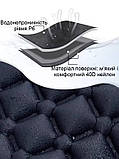 Надувний туристичний килимок матрац з насосом та подушкою Westtune Розмір 200х70см Синій, фото 4