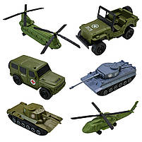 Військовий набір JL668-60 з технікою та солдатиками, 53 елементи, фото 4