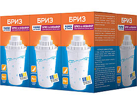 Комплект змінних картриджів Бриз В100 (6 шт.) (для фiльтрiв-глечиків Бриз та Аквафор)