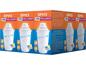 Комплект змінних картриджів Бриз В100 (9 шт.) (для фiльтрiв-глечиків Бриз та Аквафор)