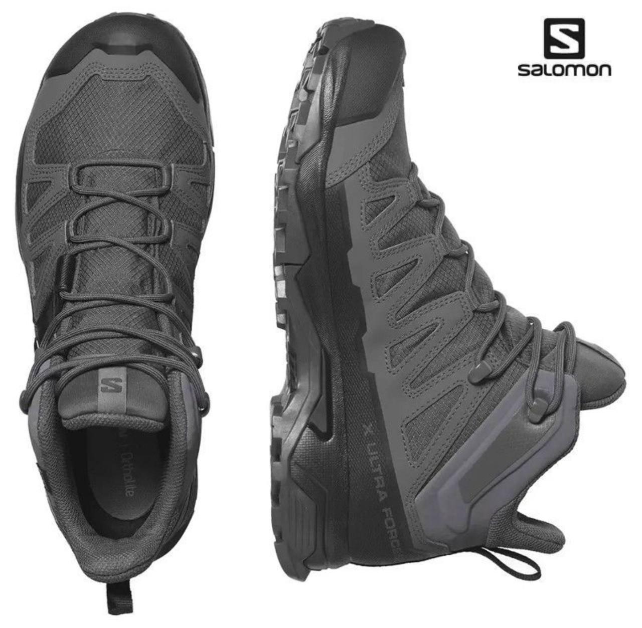 Черевики Salomon X Ultra Forces MID GTX Wolf/Black, фото 1