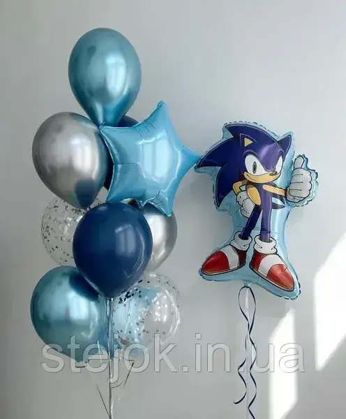 Набір куль "Сонік" з зіркою, фото 1