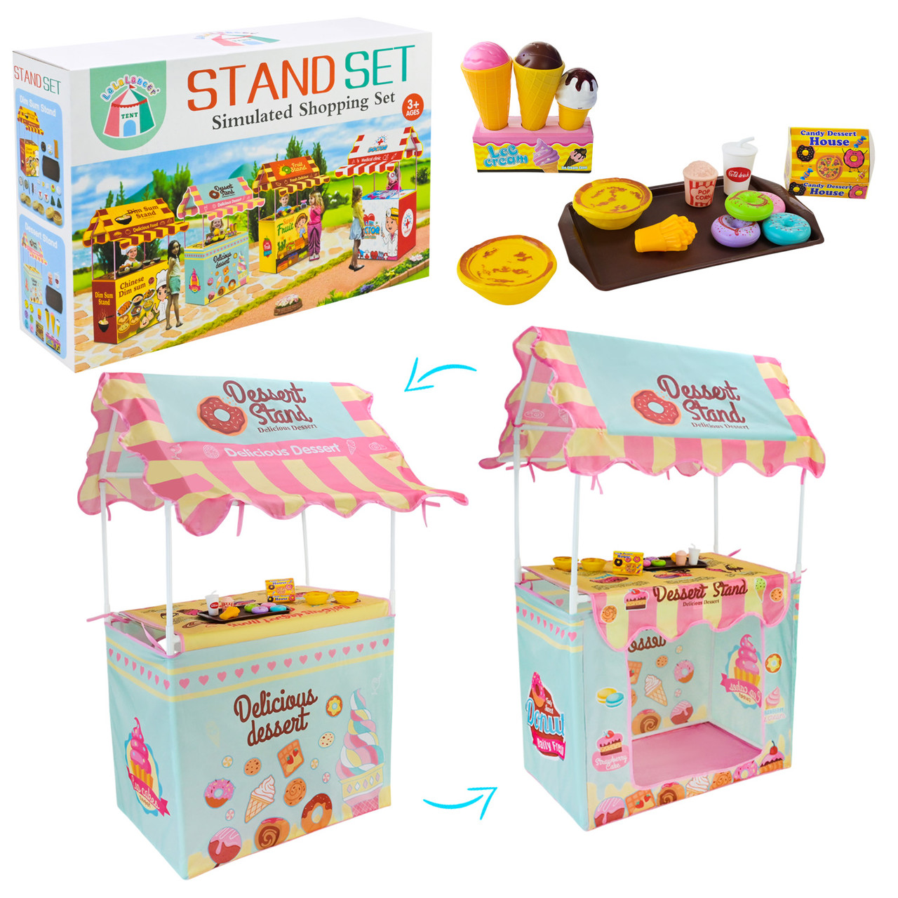 Намет LCT023B з аксесуарами Продуктова лава 64×55×107 см, фото 1