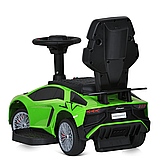 Толокар Lamborghini з мотором M 5777EBL, green, фото 5