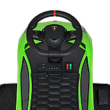 Толокар Lamborghini з мотором M 5777EBL, green, фото 3