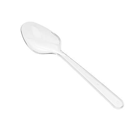 Ложка преміумпрозора PS 180 мм, 50 шт., фото 1
