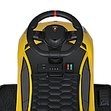 Толокар Lamborghini з мотором M 5777EBL, yellow, фото 3