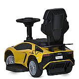 Толокар Lamborghini з мотором M 5777EBL, yellow, фото 5
