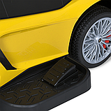 Толокар Lamborghini з мотором M 5777EBL, yellow, фото 6