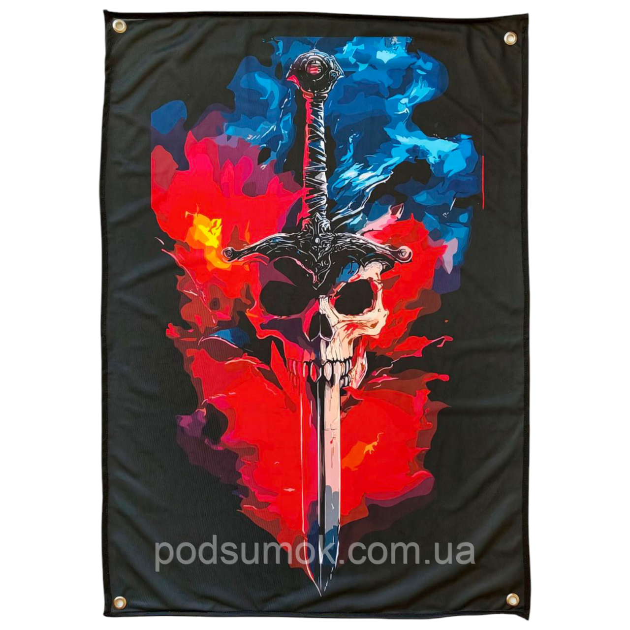 Банер прапор військовий 20-517 70х100 см настінний односторонній з люверсами, фото 1