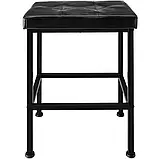 Комплект Bodye з 2 оббитих барних стільців у модному індустріальному стилі, фото 4