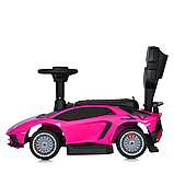 Толокар Lamborghini з мотором M 5777EBL, pink, фото 4