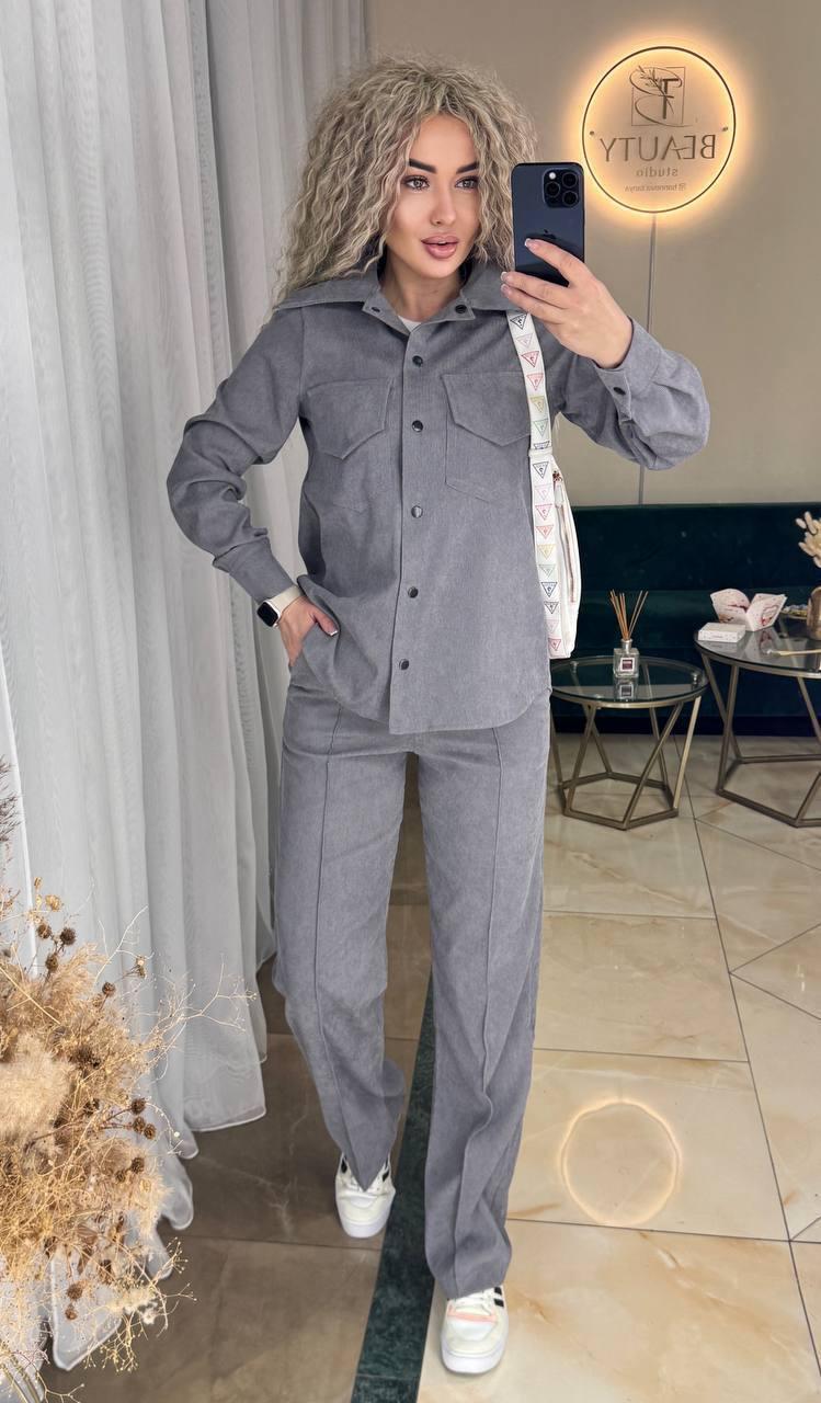 Костюм жіночий Мікровельвет 42-44,46-48,50-52 (імм 520), фото 1