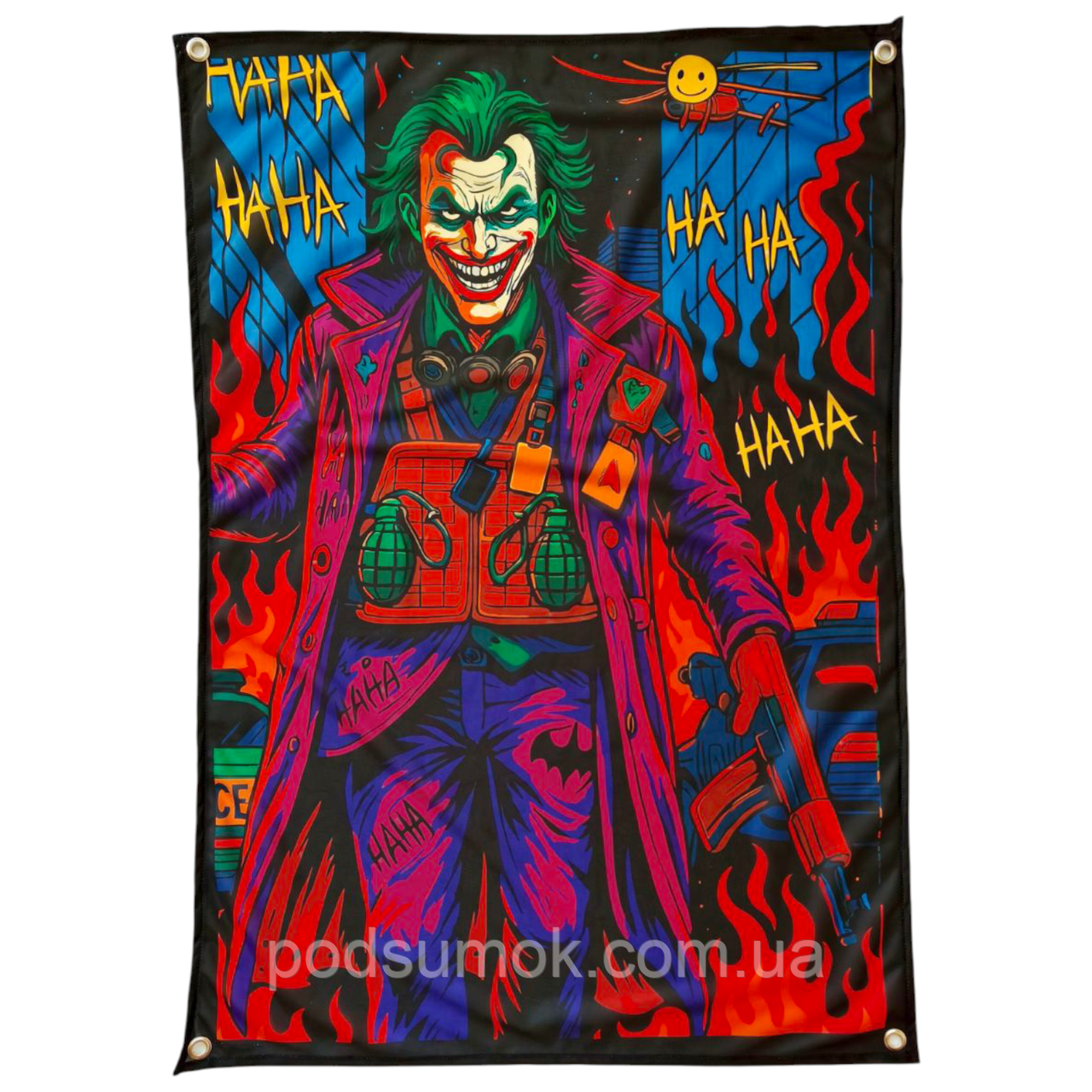 Банер прапор військовий 20-519 70х100 см настінний односторонній з люверсами, фото 1