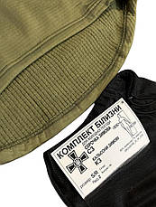 Термобілизна тактична олива/комплекс фліс зимовий (всі розміри) | тепла натільна білизна для туризму, полювання та outdoor, фото 4