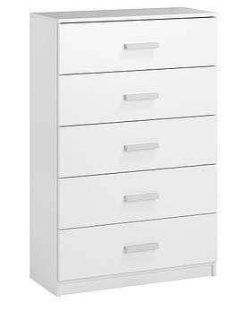 Комод із 5 шухлядами, колір білий. mebelime