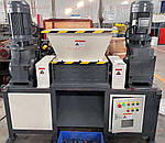 8⃣ Інтеграція у виробничу лінію: як Подрібнювач SHREDDER DB500 працює з грануляторами та пресами