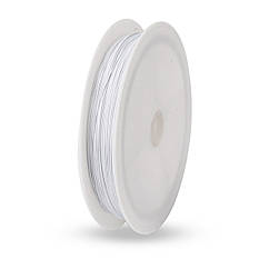 Тросик Ювелірний Ланка Сталь 0.38мм/50м, Білий, 0.38мм, близько 50м/котушка, 1 шт