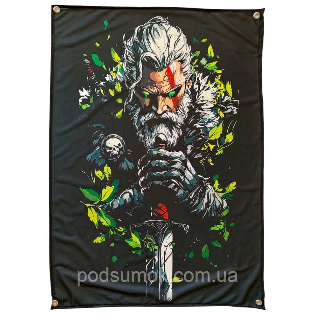 Банер прапор військовий 20-524 70х100 см настінний односторонній з люверсами, фото 1