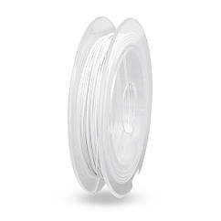 Тросик Ювелірний Ланка Сталь 0.45мм/10м, Білий Дим, 0.45мм, близько 10м/котушка