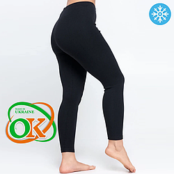 Жіночі теплі лосини з начосом Батал+ тм "ОК" (6XL) Розміри: 58-60 (33067-6)