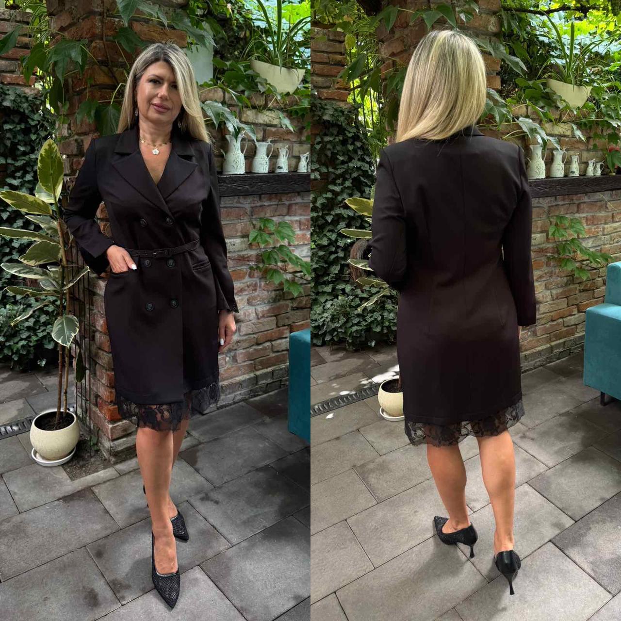 Сукня жіноча 50,52,54,56 чорна і біла, фото 1