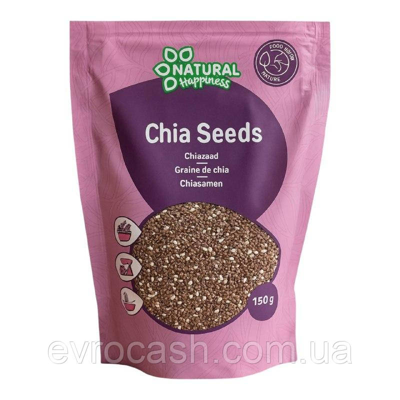 Насіння чіа Natural Happiness 150 гр, фото 1
