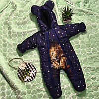 Комбінезон  весна осінь евро зима  для новонароджених з 3d принтами дуже гарні