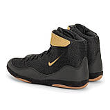 Борцовки Nike Inflict 3 Black/Metallic Gold 325256-004, фото 3
